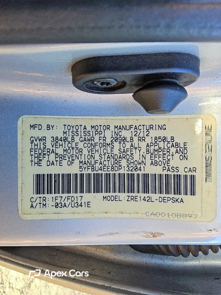 Toyota Corolla 2013