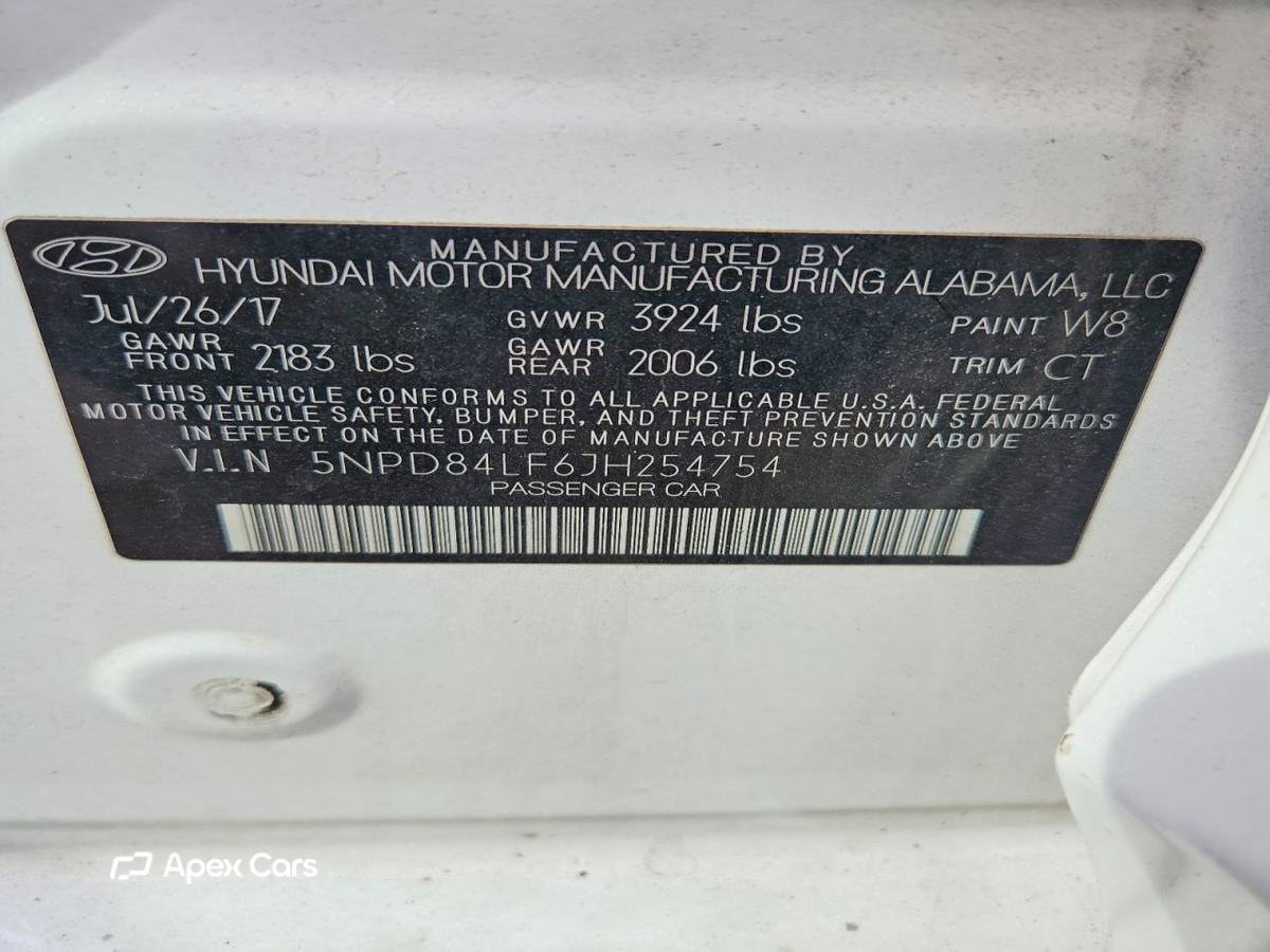 Hyundai Elantra 2018