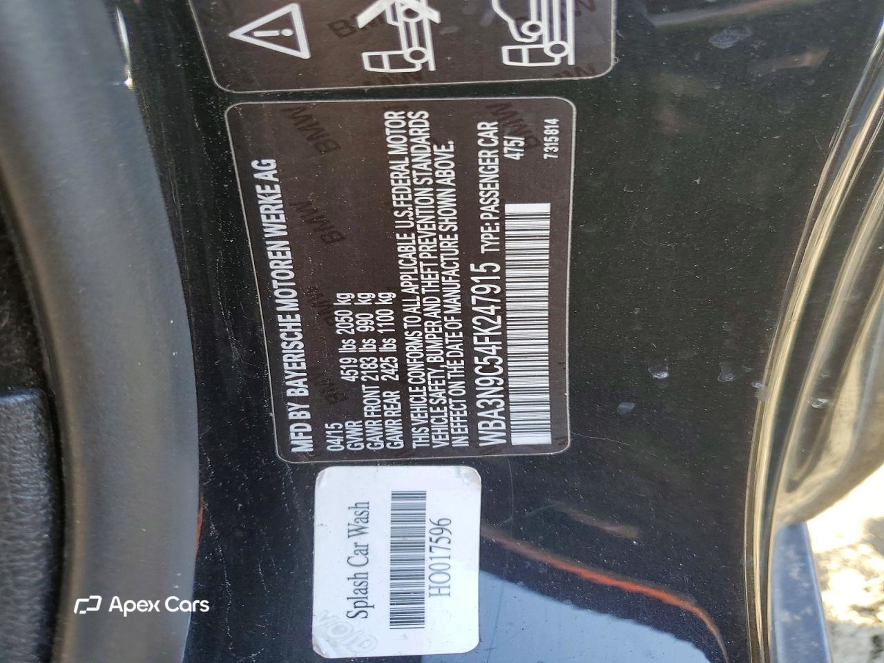 BMW Series 4 2015