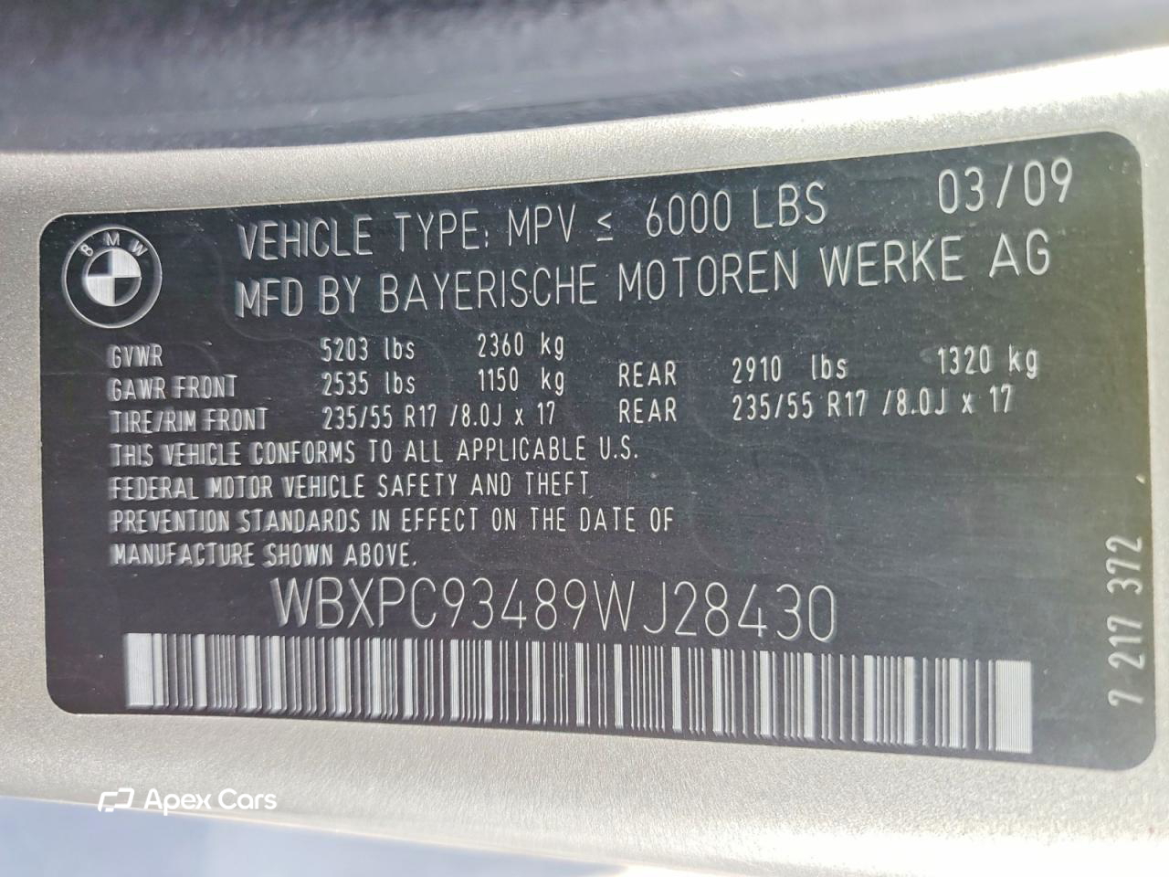 BMW X3 2009
