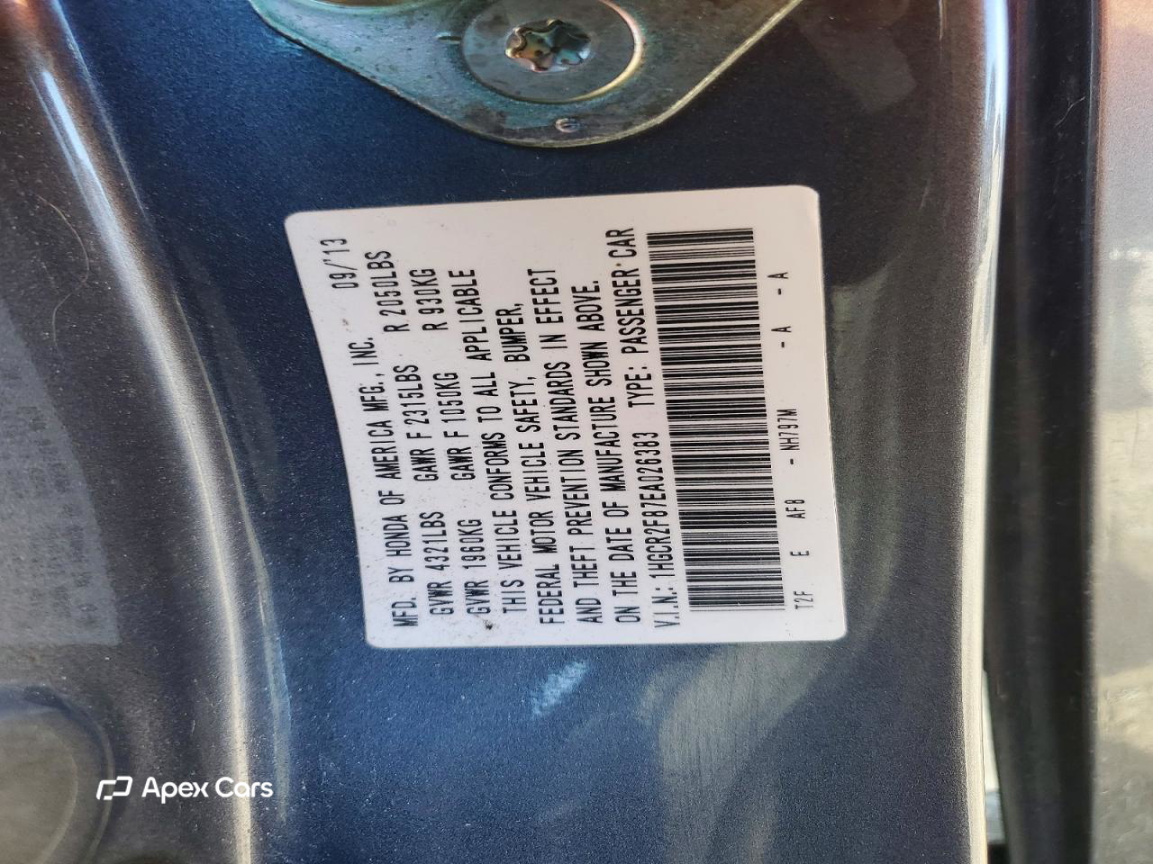 Honda Accord 2014