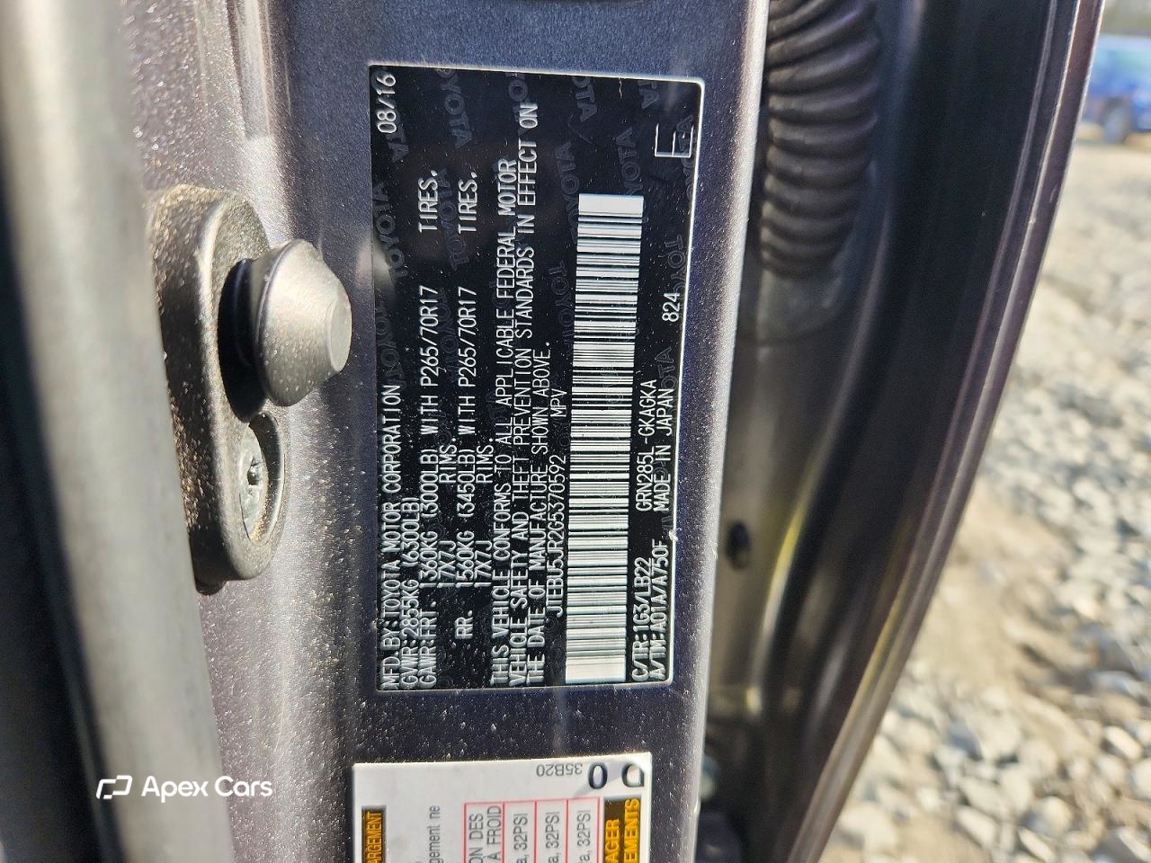 Toyota 4Runner 2016
