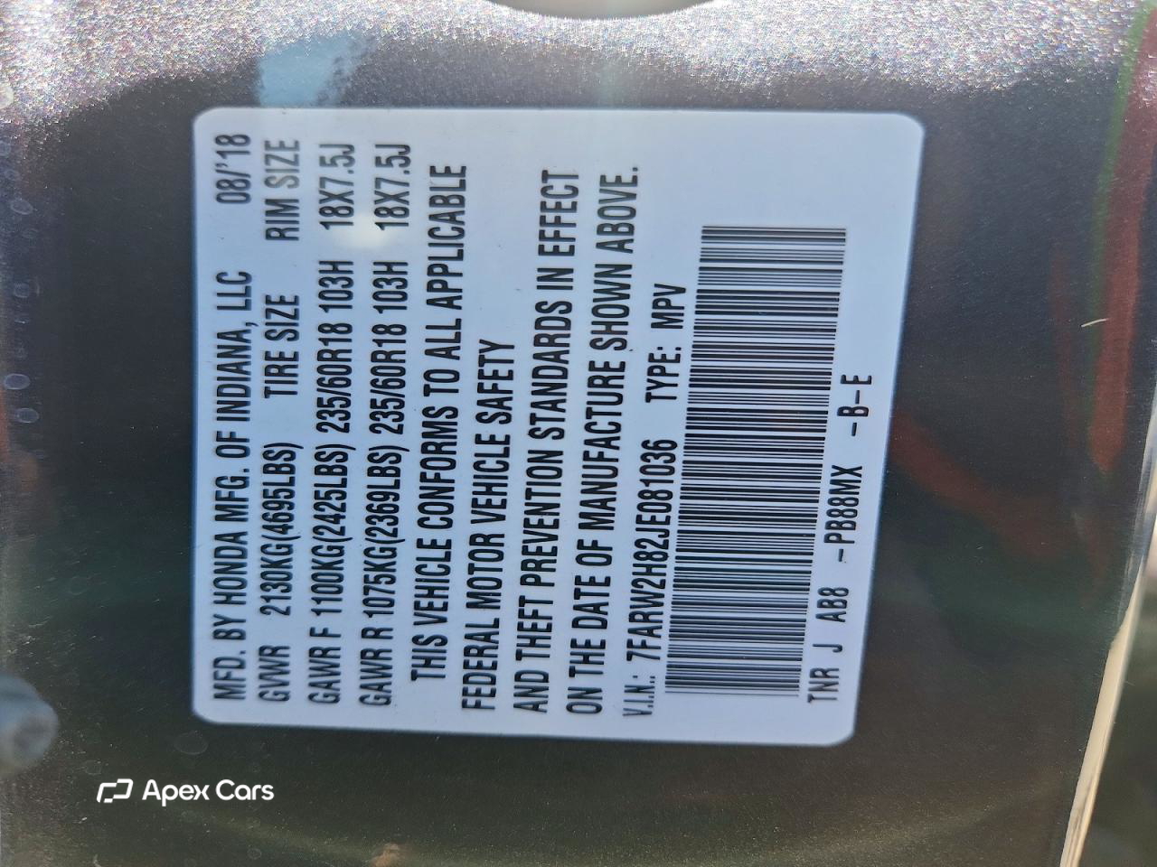 Honda CR-V 2018