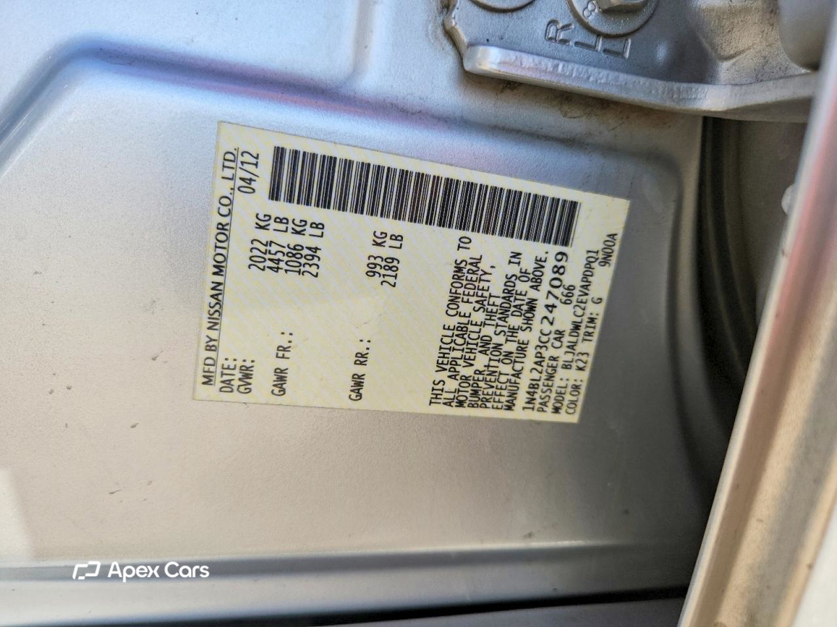 Nissan Altima 2012