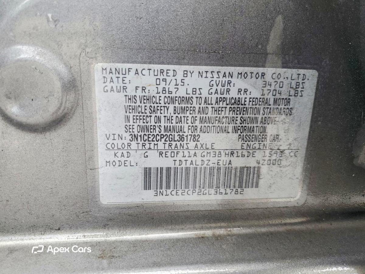 Nissan Versa 2016