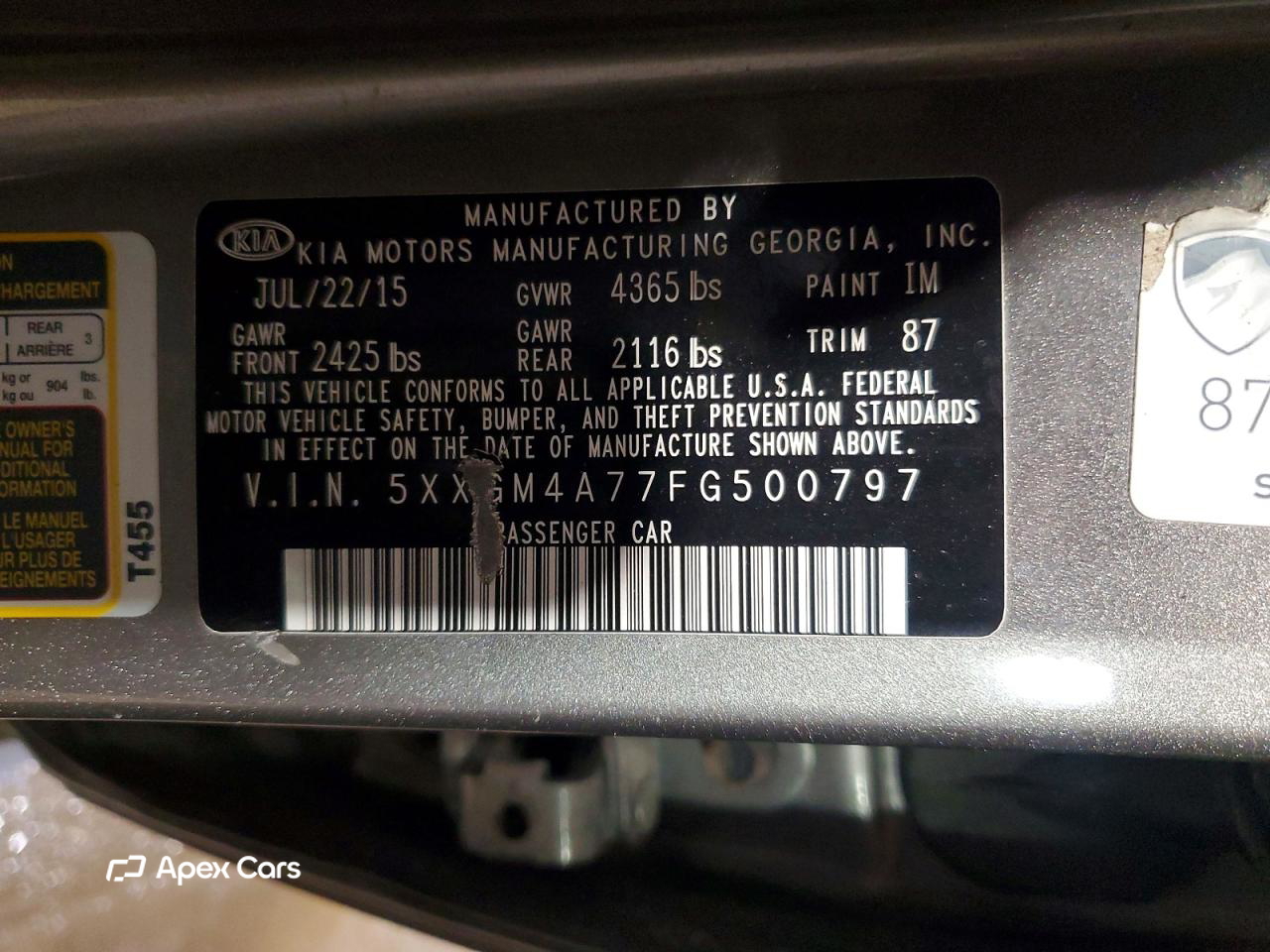 Kia Optima 2015