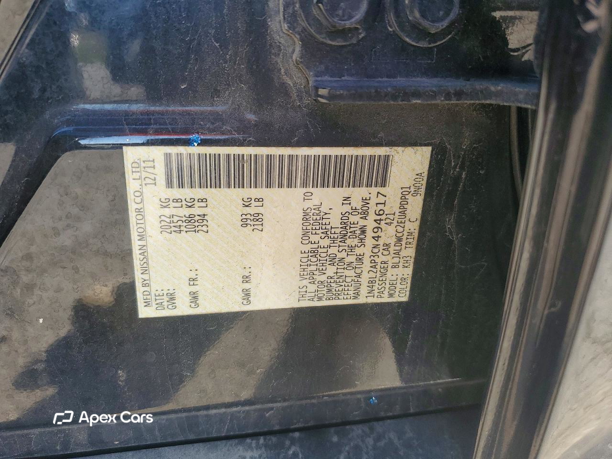 Nissan Altima 2012