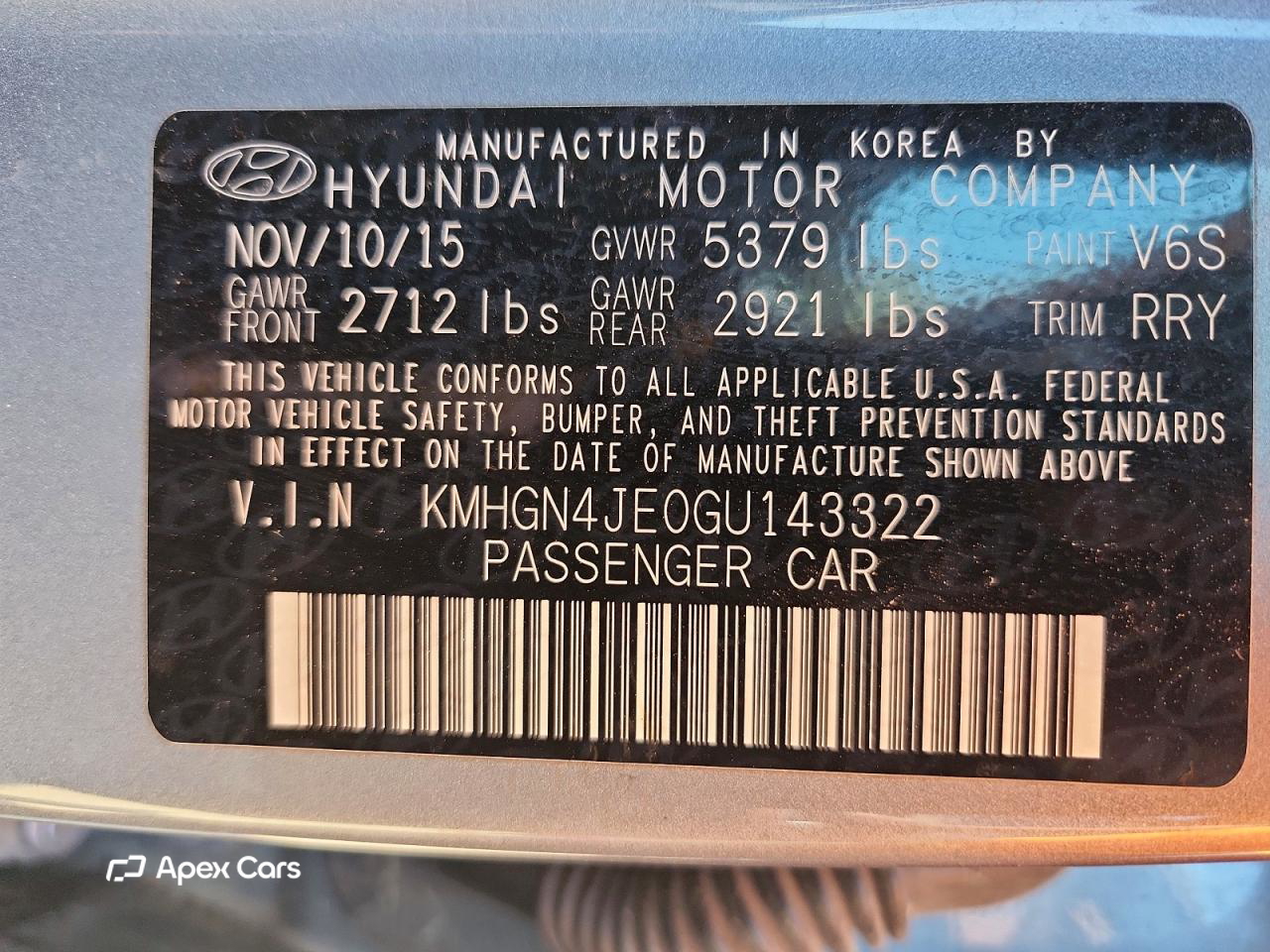 Hyundai Genesis 2016
