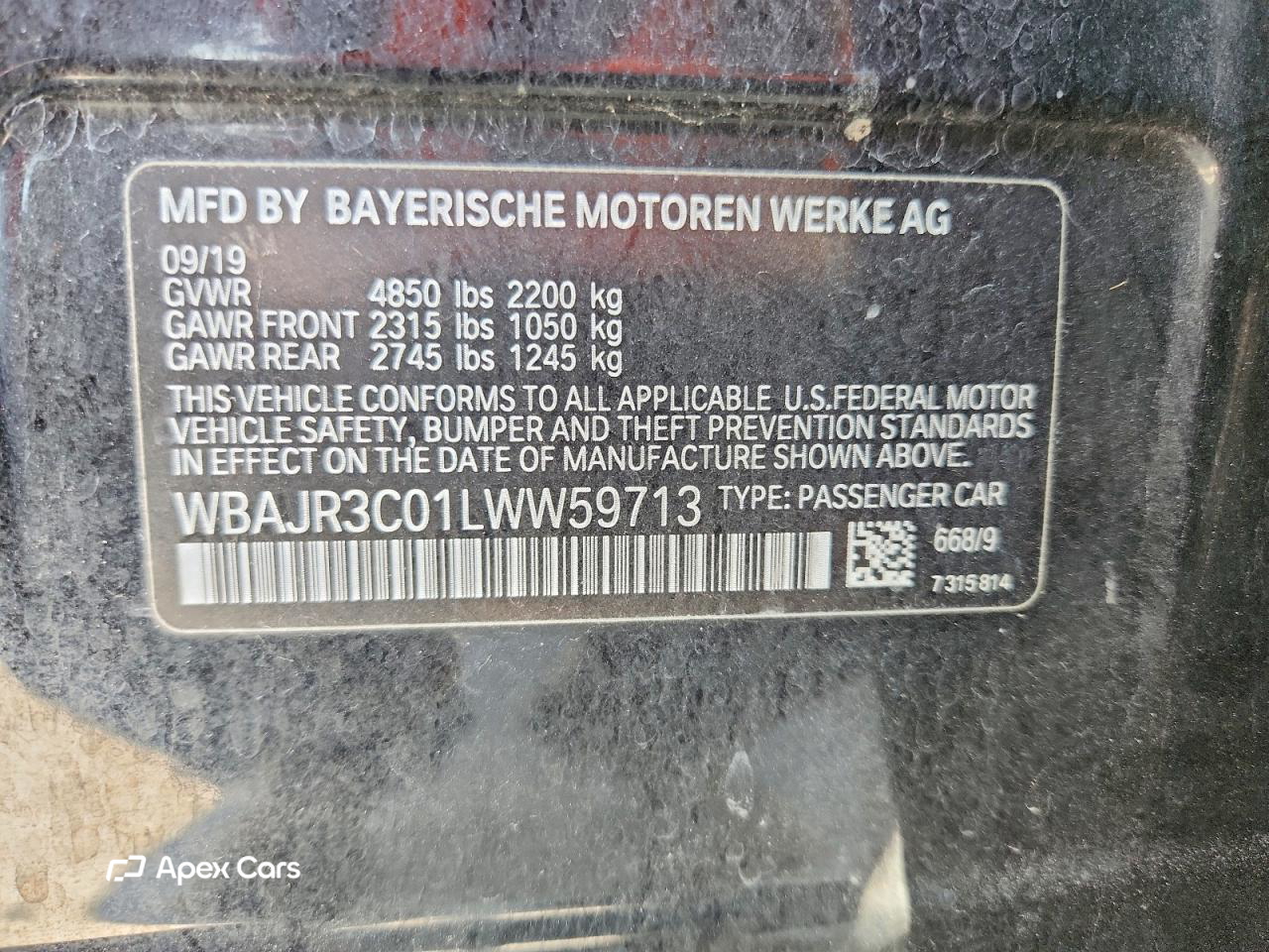 BMW Series 5 2020