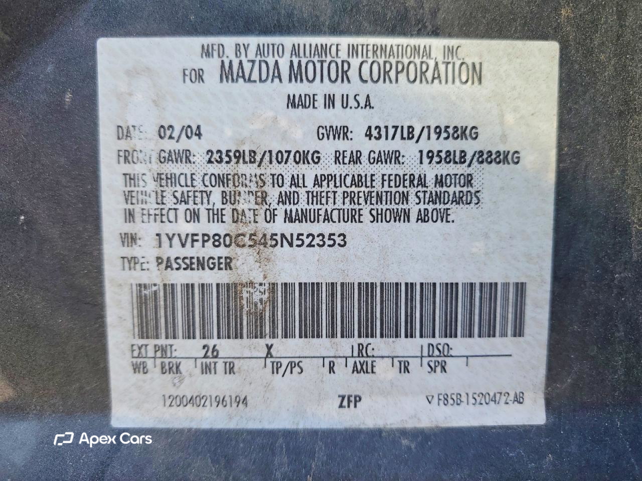 Mazda 6 2004