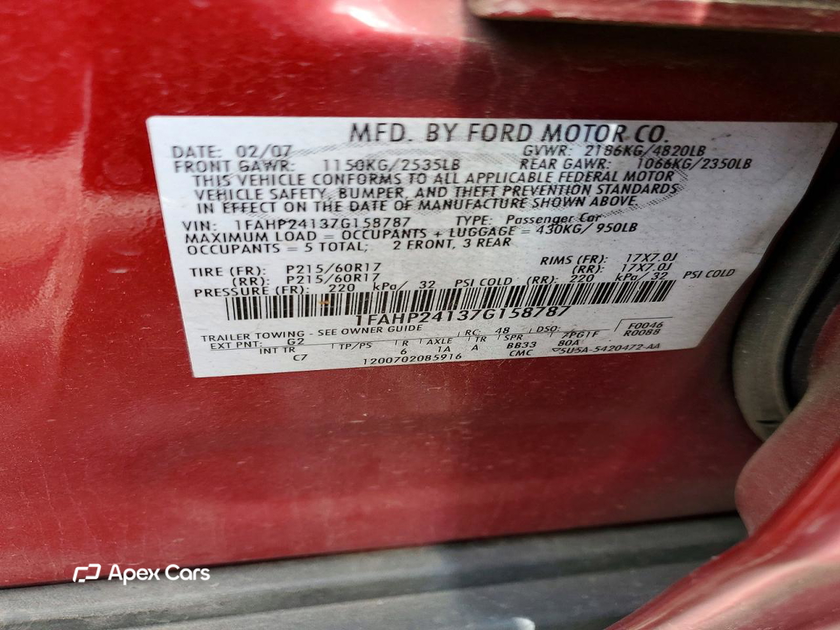 Ford Five Hundred 2007