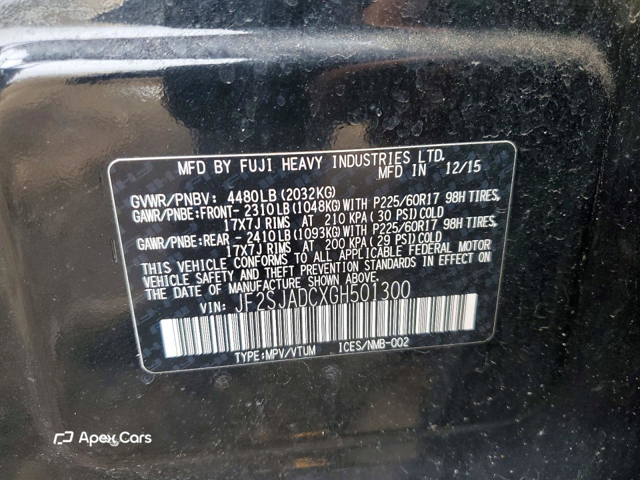 Subaru Forester 2016