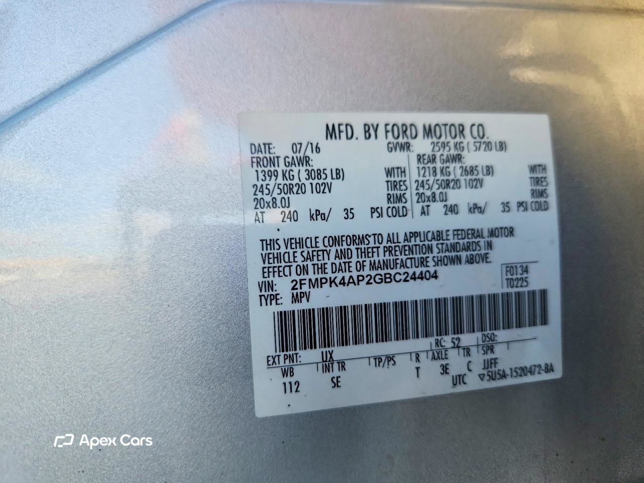 Ford Edge 2016