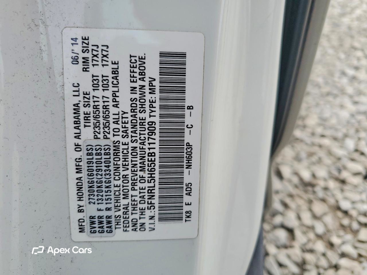 Honda Odyssey 2014