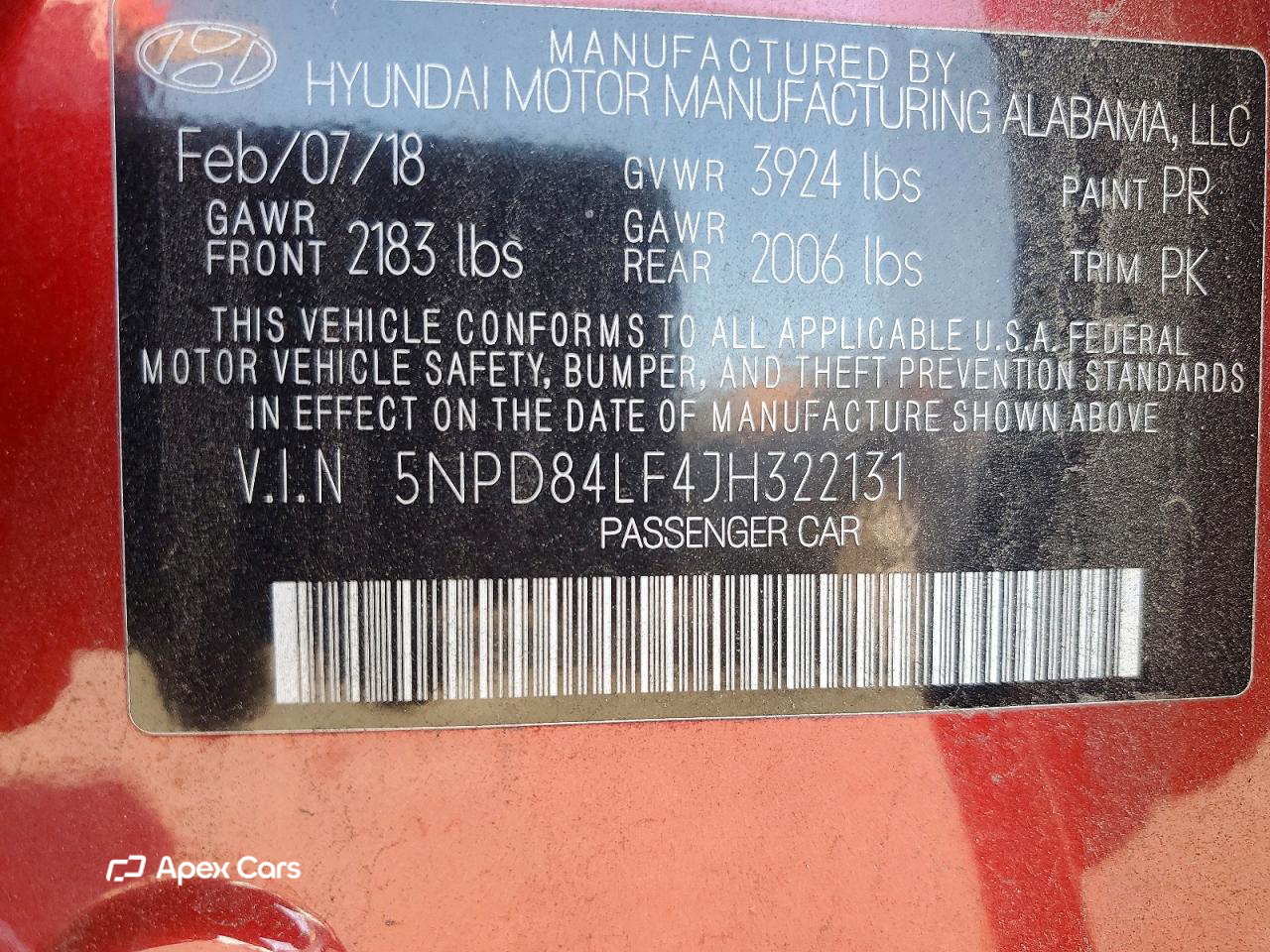 Hyundai Elantra 2018