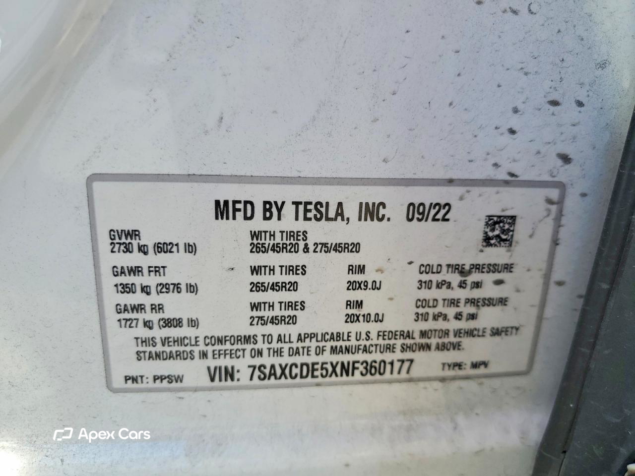 Tesla Model X 2022