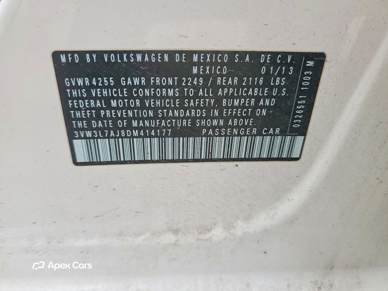 Volkswagen Jetta 2013