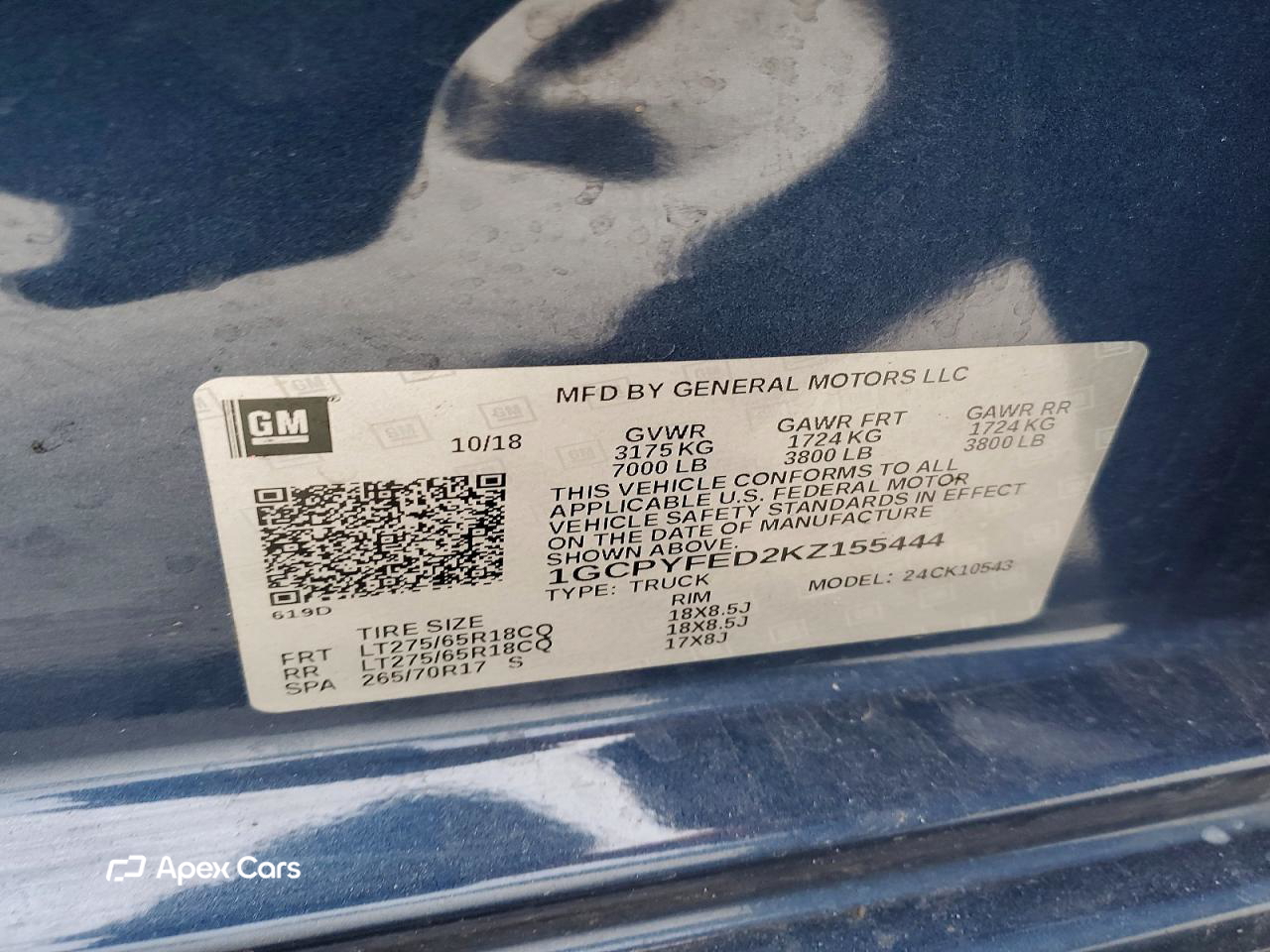 Chevrolet Silverado 2019