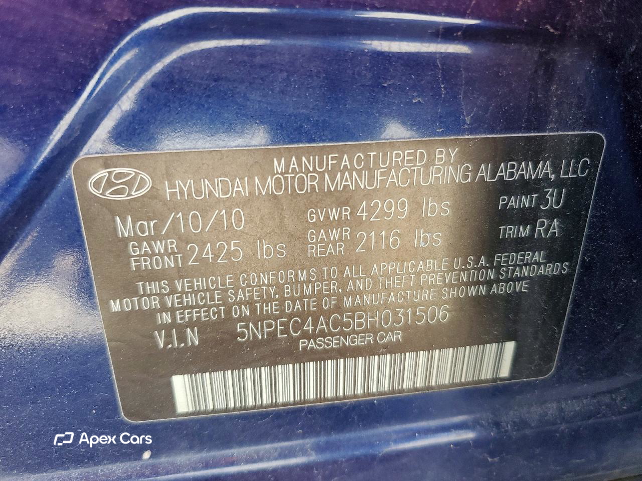 Hyundai Sonata 2011