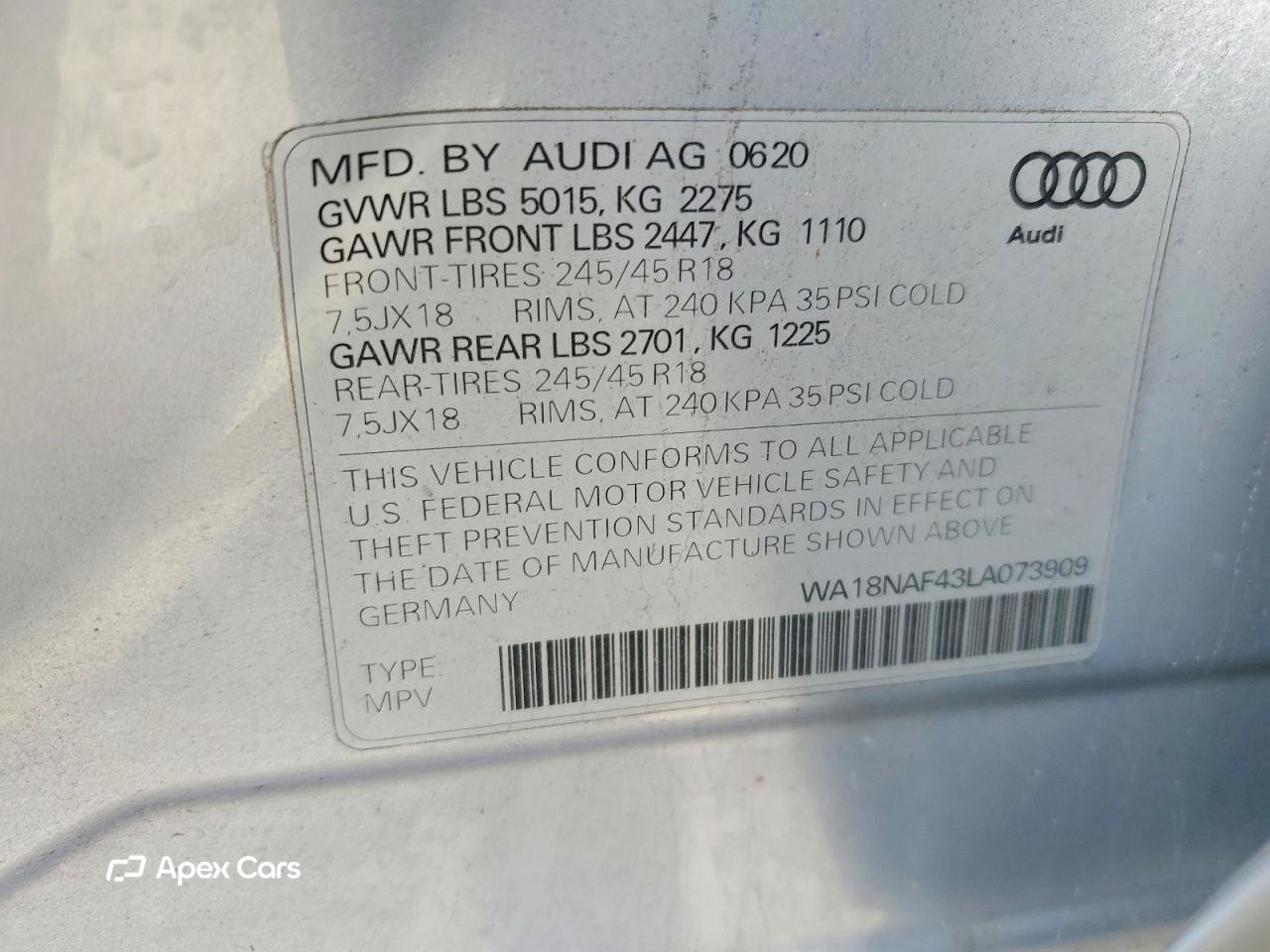 Audi A4 2020