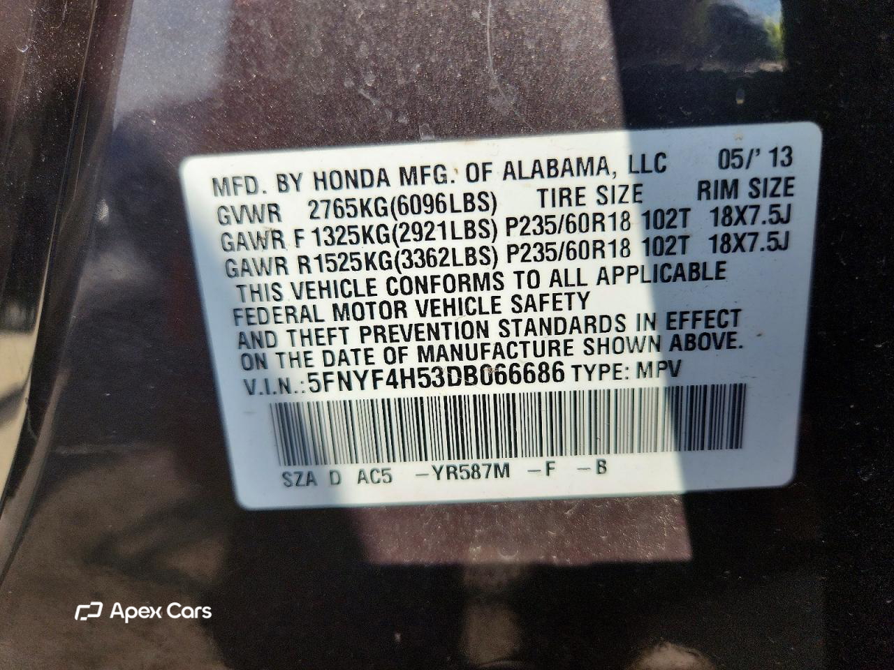 Honda Pilot 2013
