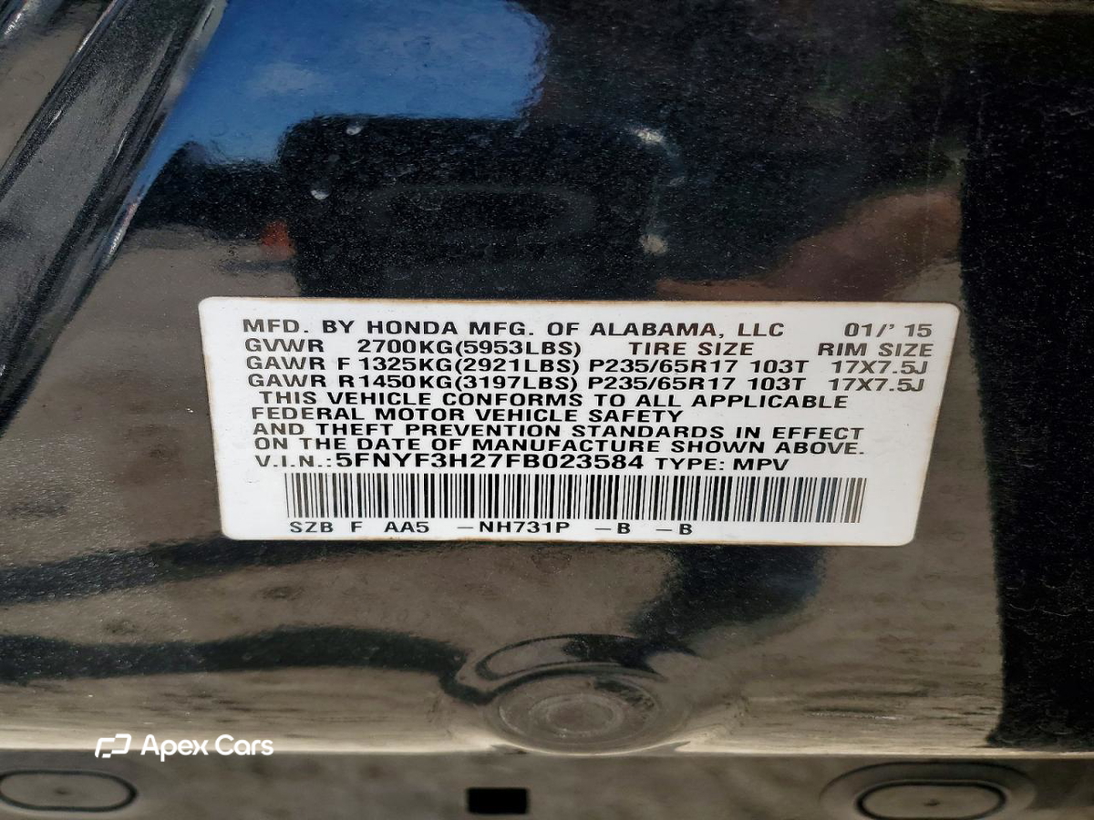 Honda Pilot 2015