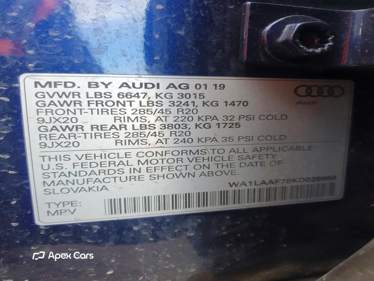 Audi Q7 2019