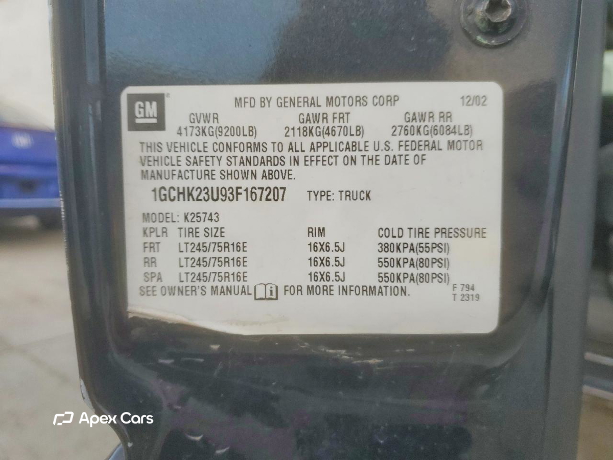 Chevrolet Silverado 2003