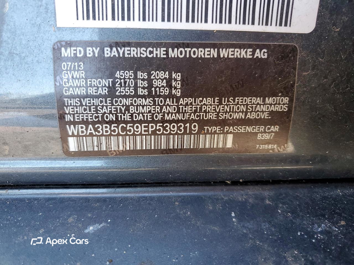 BMW Series 3 2014