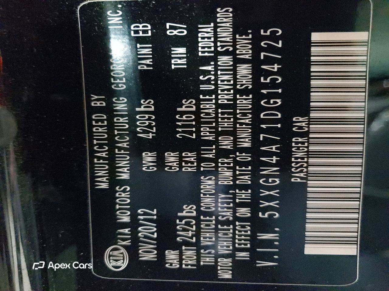 Kia Optima 2013