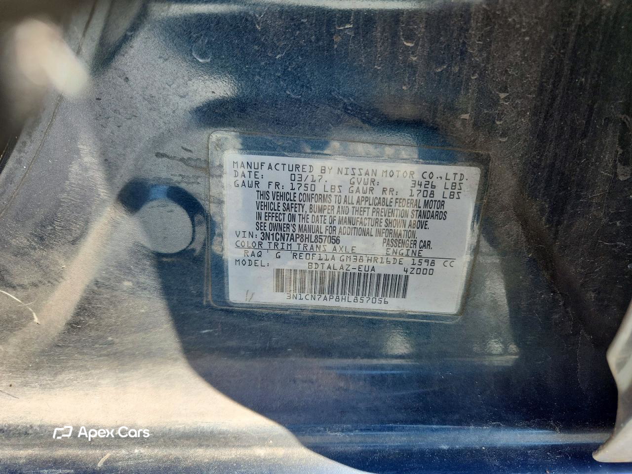 Nissan Versa 2017