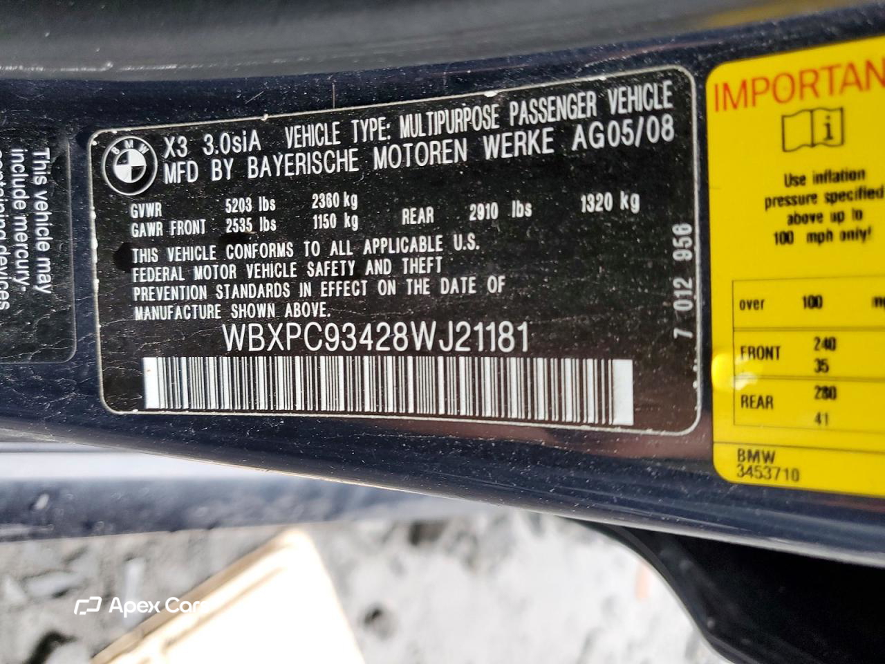 BMW X3 2008