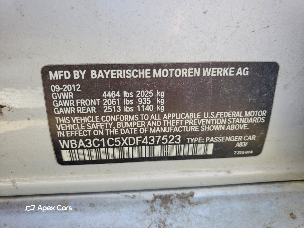 BMW Series 3 2013