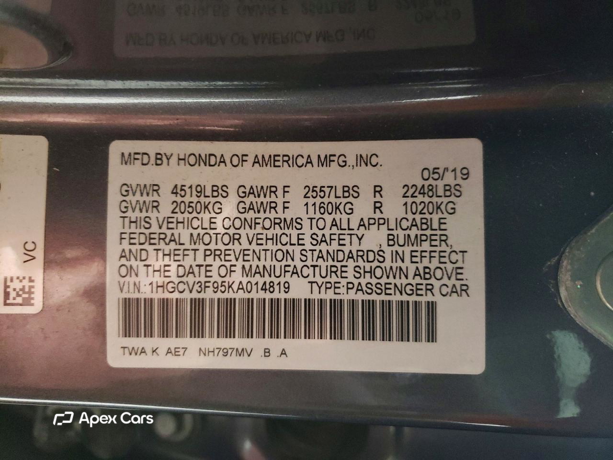 Honda Accord 2019