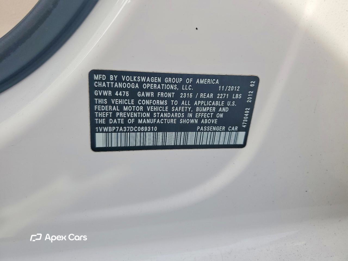 Volkswagen Passat 2013