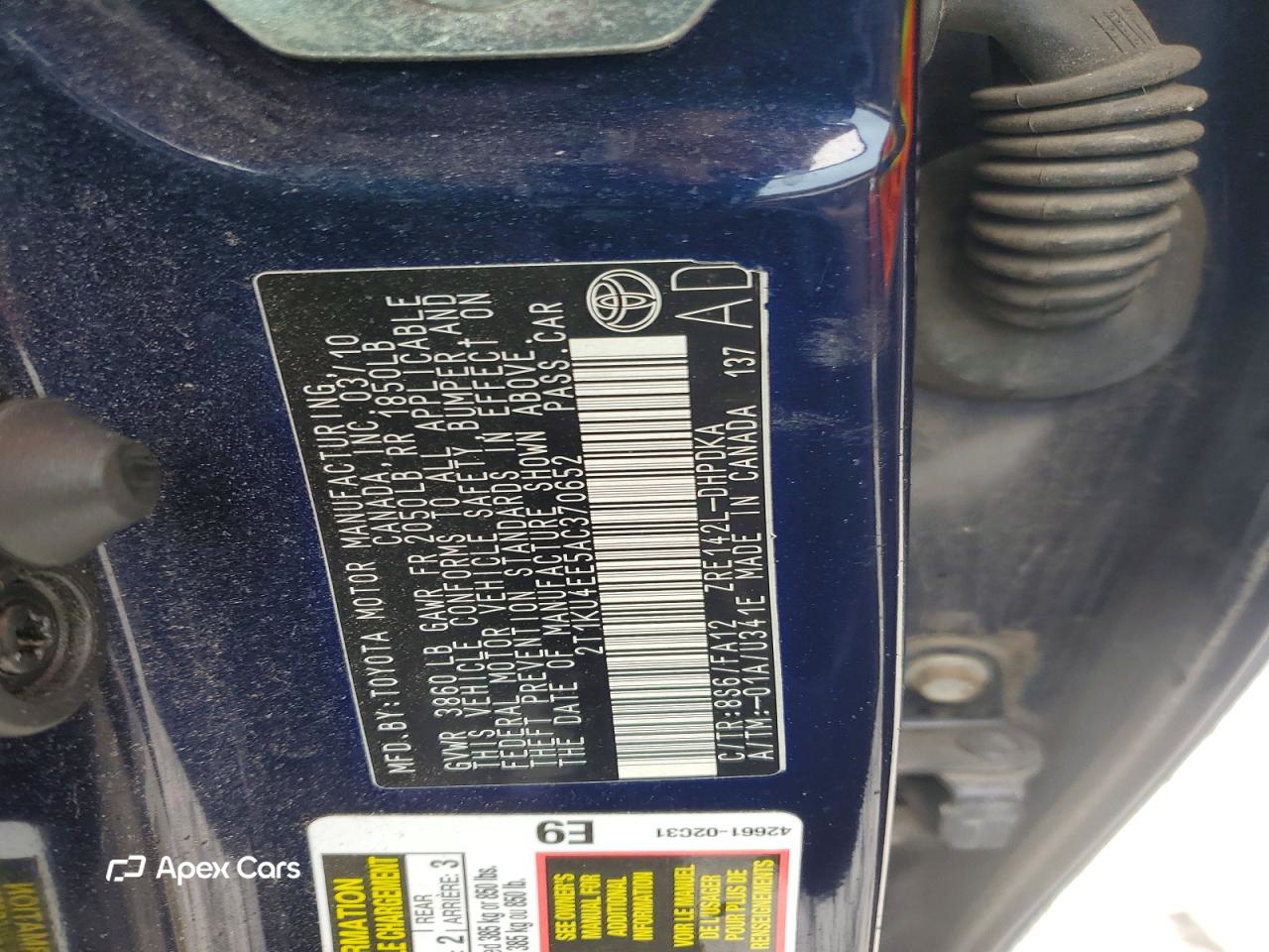 Toyota Matrix 2010