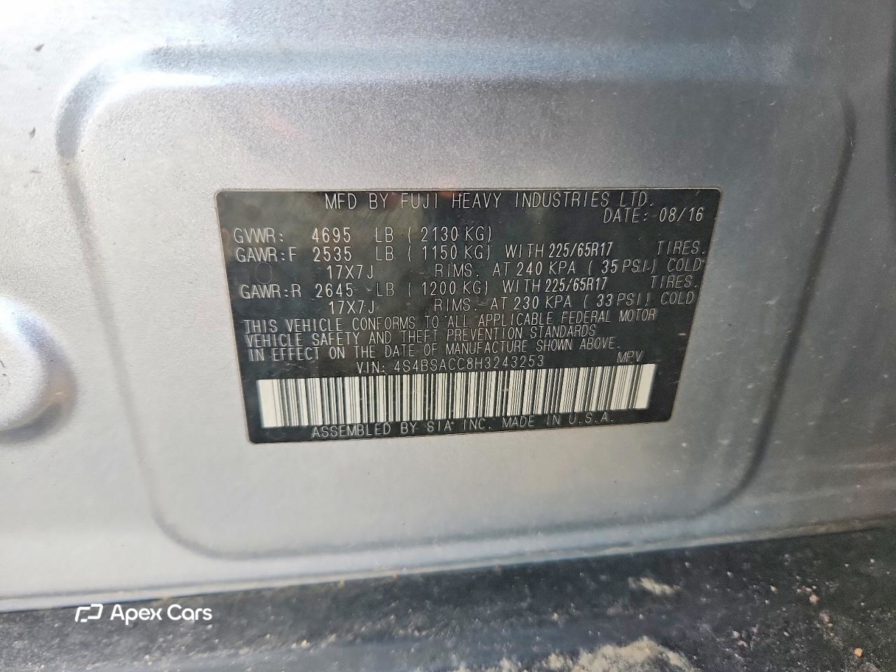 Subaru Outback 2017