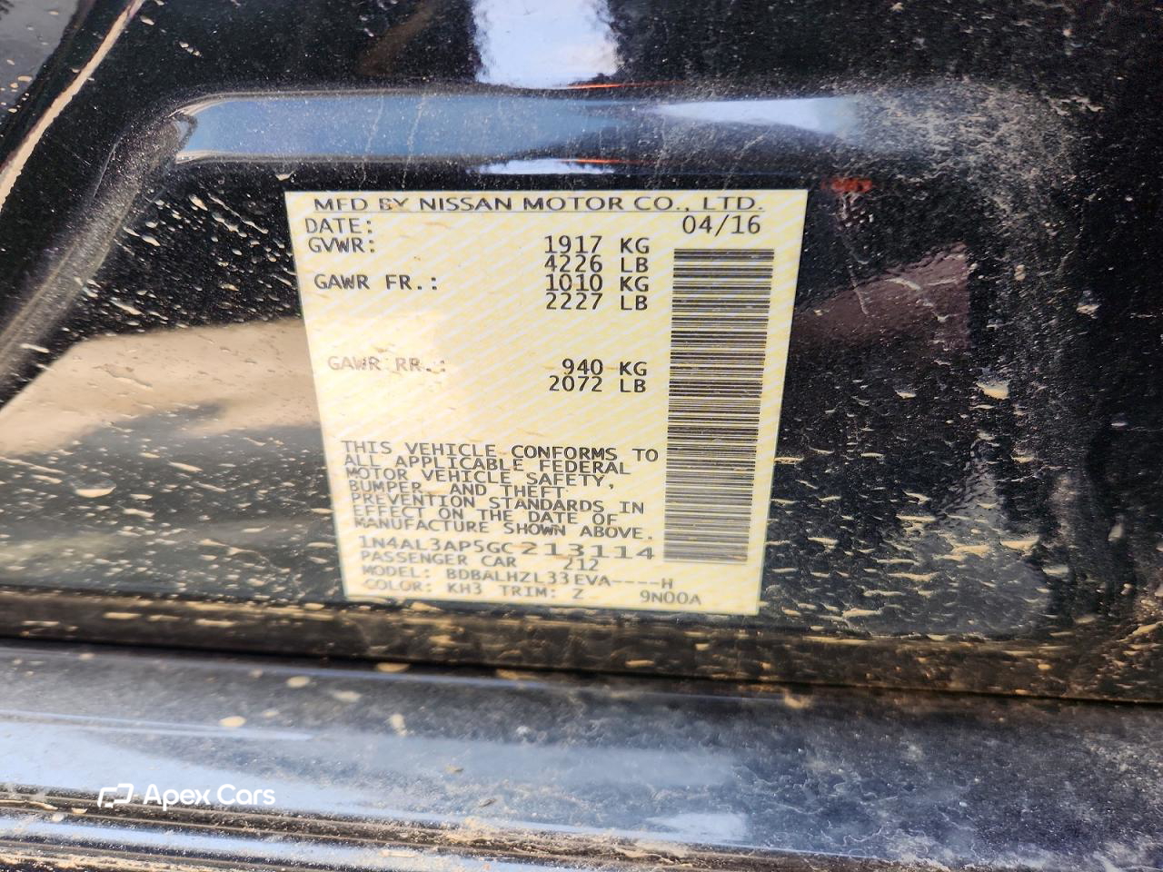Nissan Altima 2016