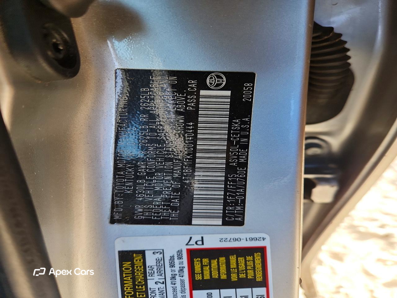 Toyota Camry 2012