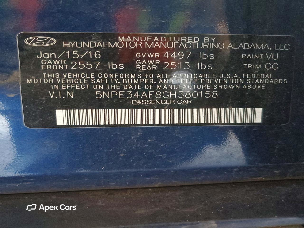 Hyundai Sonata 2016
