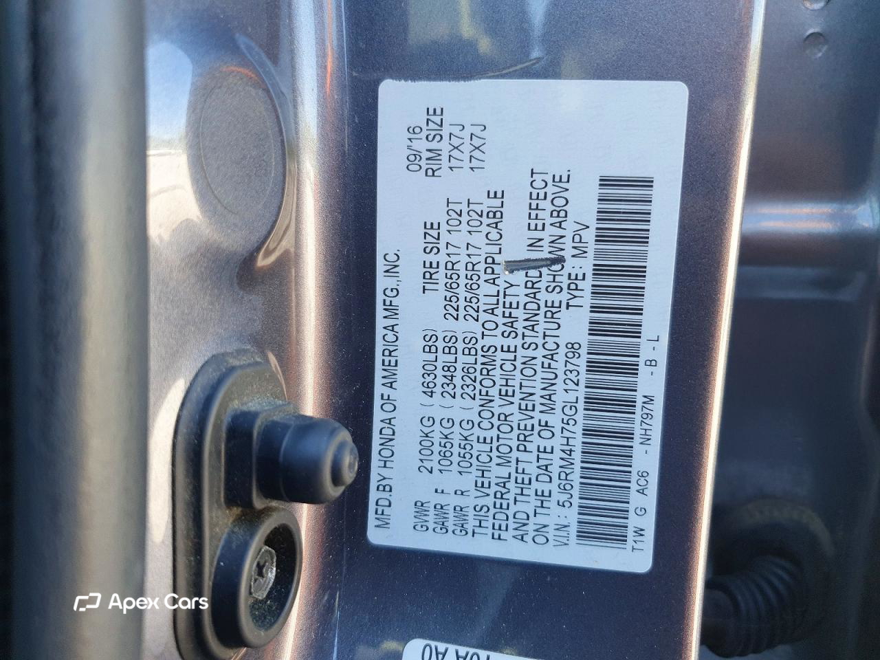 Honda CR-V 2016