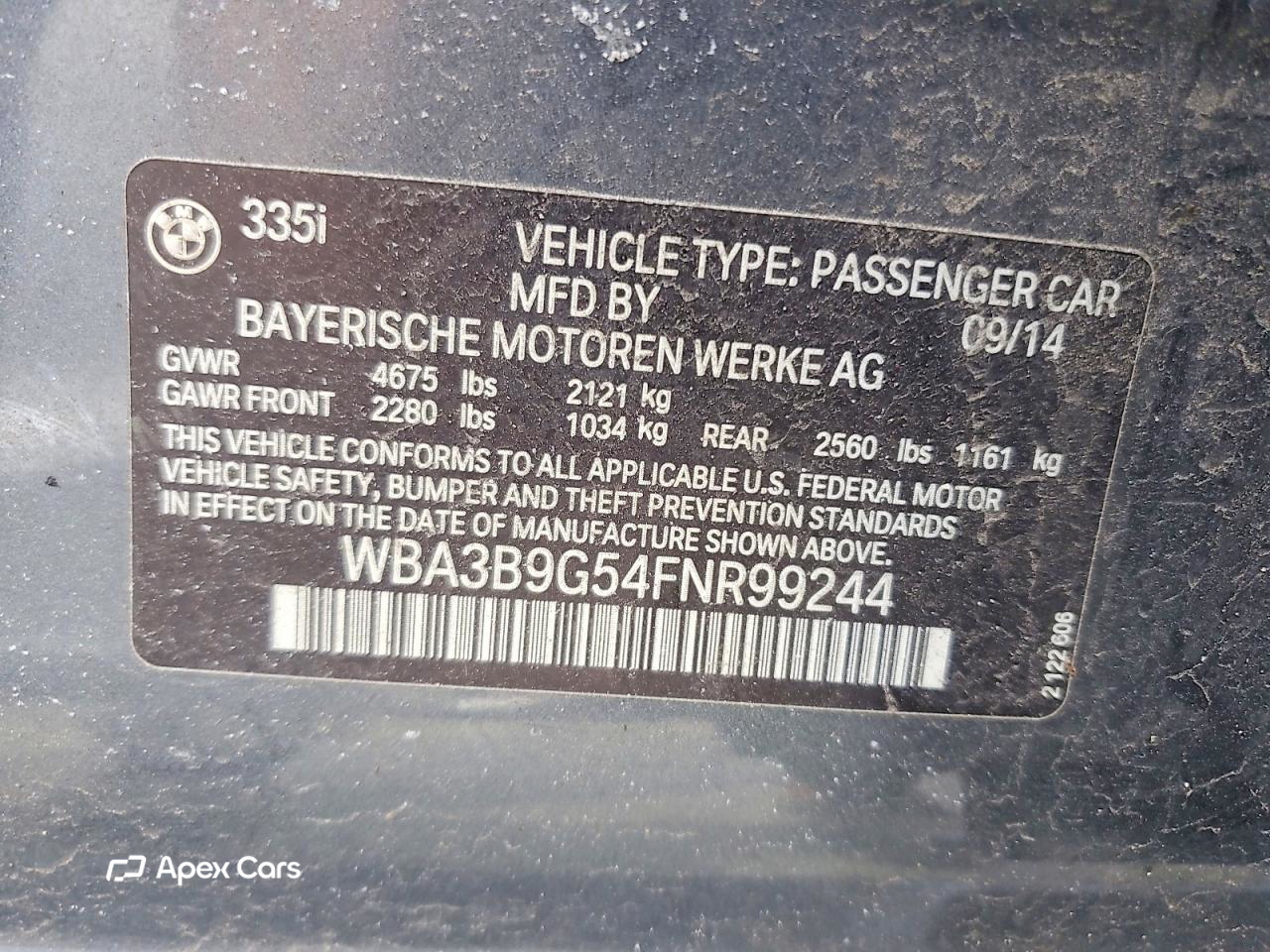 BMW Series 3 2015