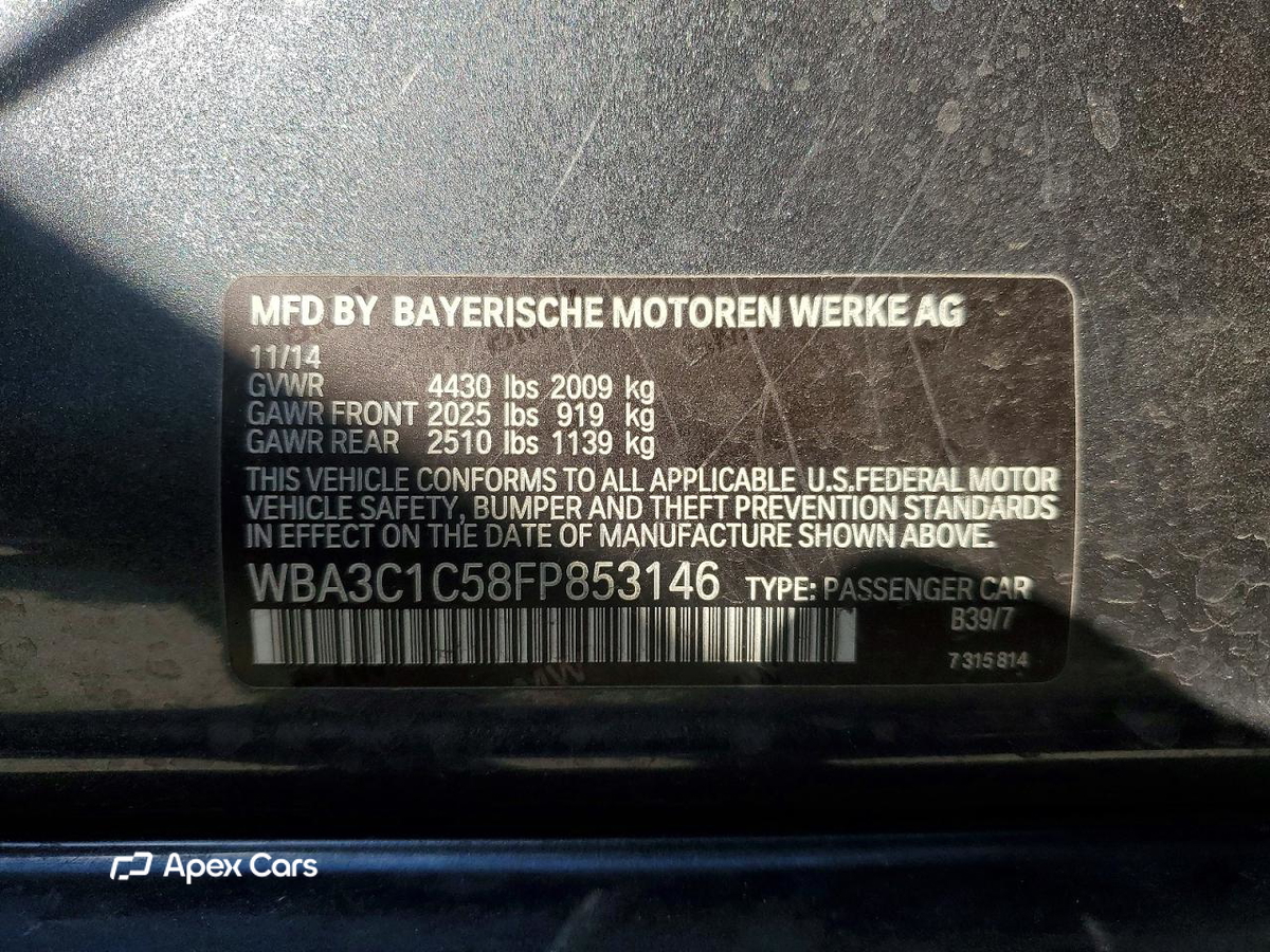 BMW Series 3 2015