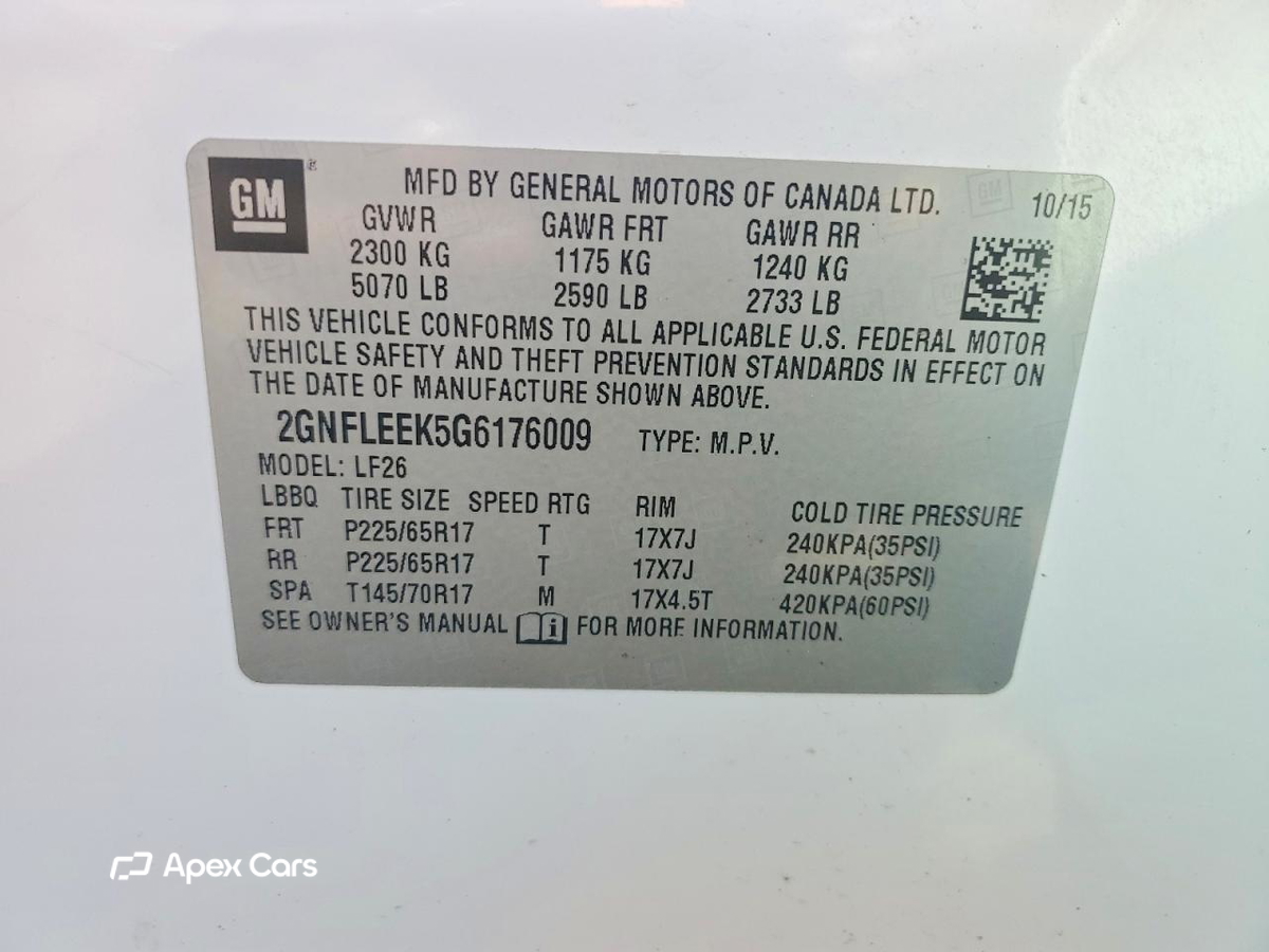 Chevrolet Equinox 2016