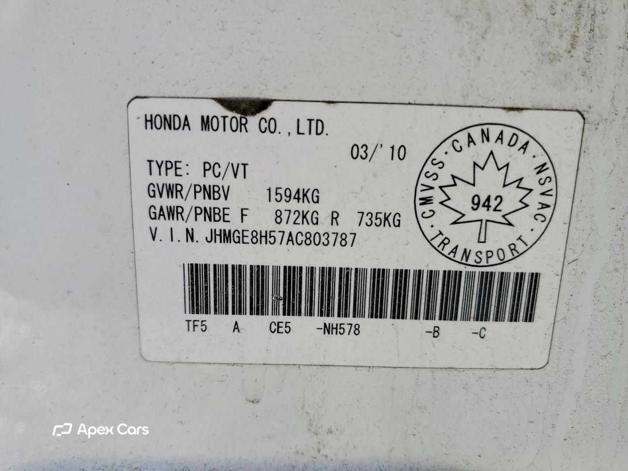 Honda Fit 2010