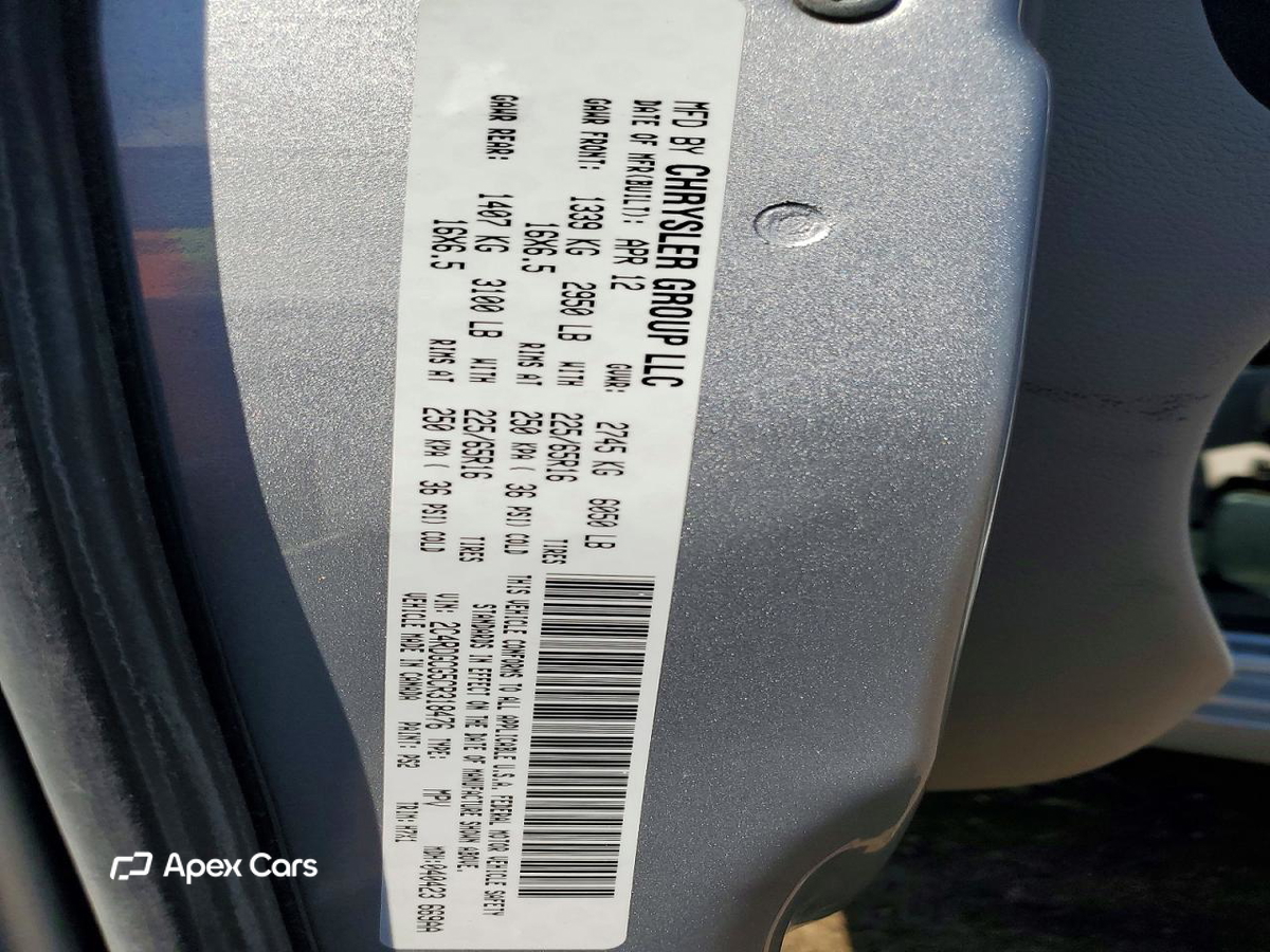 Dodge Caravan 2012