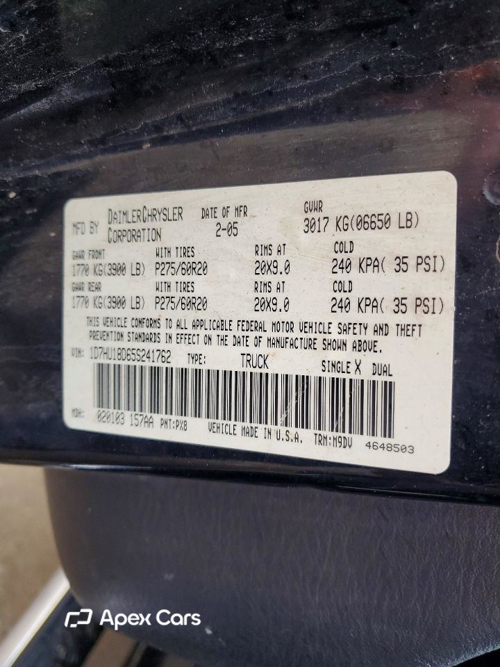 Dodge RAM 2005