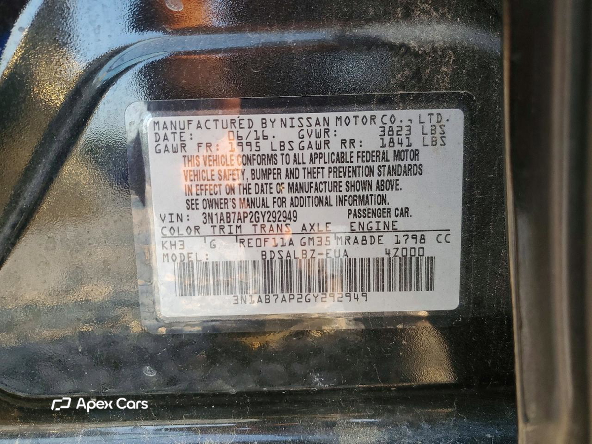 Nissan Sentra 2016