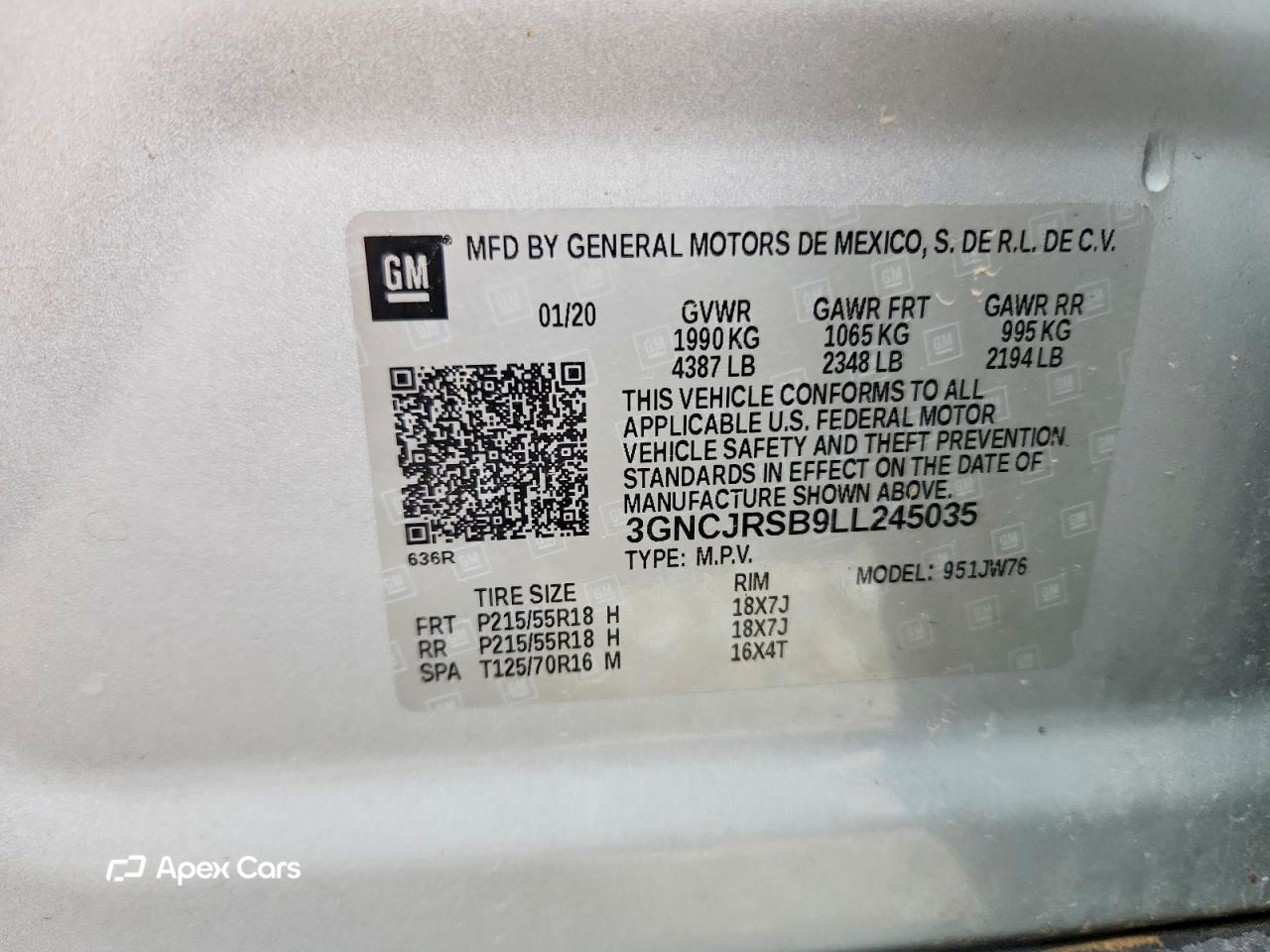 Chevrolet Trax 2020