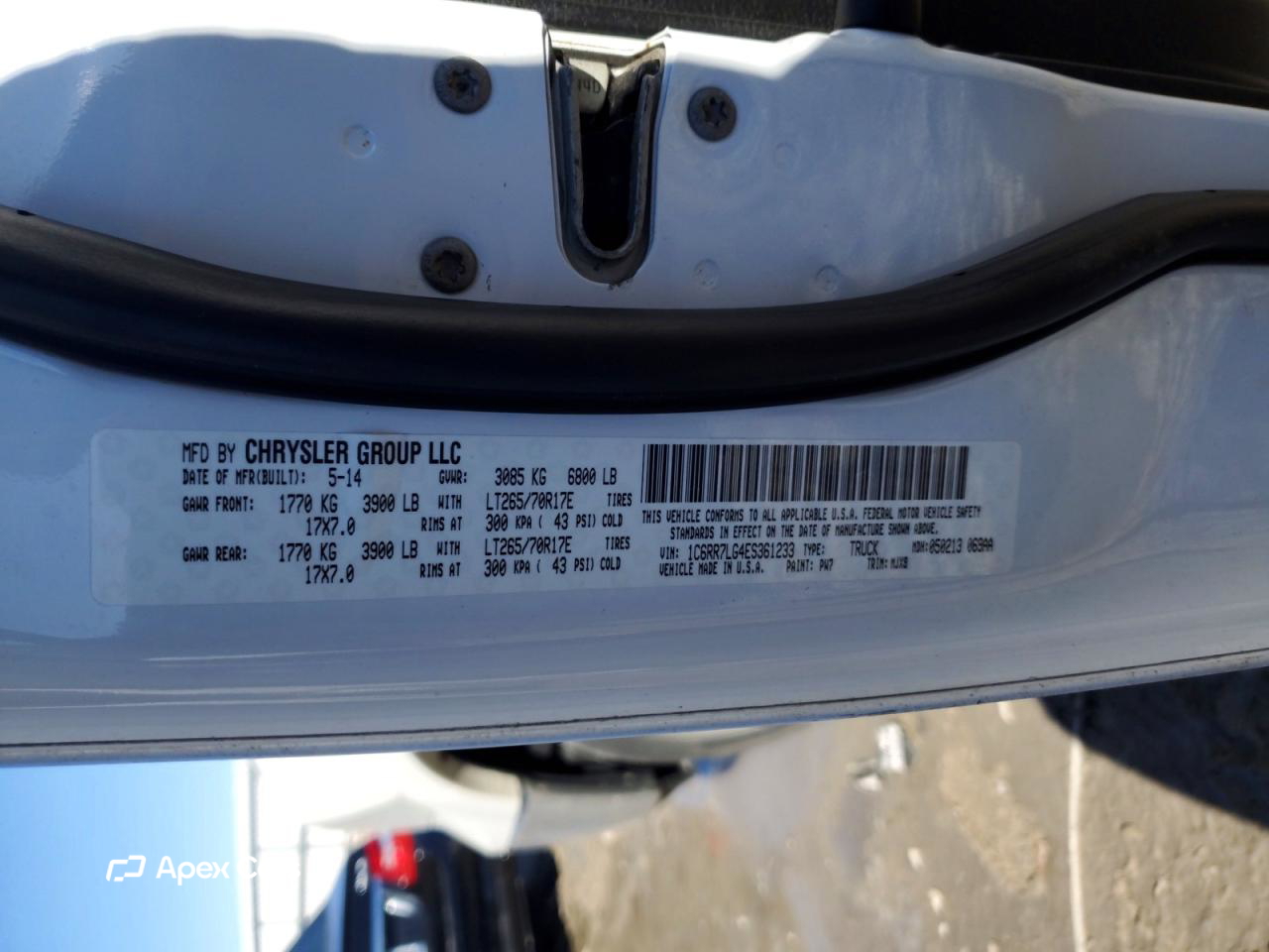 RAM 1500 2014